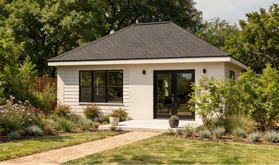 Backyard ADU construction in Dallas Texas