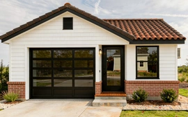 Garage conversion ADU project in Dallas Texas residential property